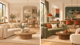¿Las lámparas deben ser del mismo color que los muebles? ¿El tono sobre tono siempre queda más armonioso?