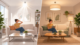 ¿Qué hacer si la luz deslumbra? Cómo reducir el deslumbramiento en casa