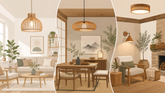 ¿Qué estilos de decoración combinan mejor con las lámparas de madera?