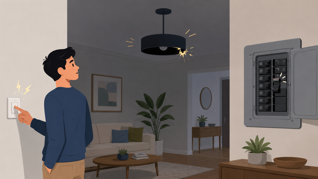 Luminaire qui fait disjoncter  causes, vérifications et solutions simples