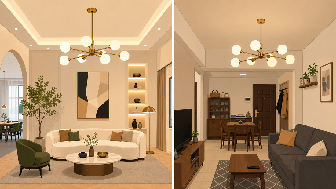 Pourquoi certains luminaires sont beaux en showroom, mais moins réussis à la maison