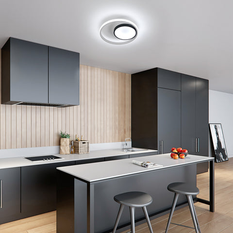 Plafón LED redondo de aluminio, plafón 30W 6500K