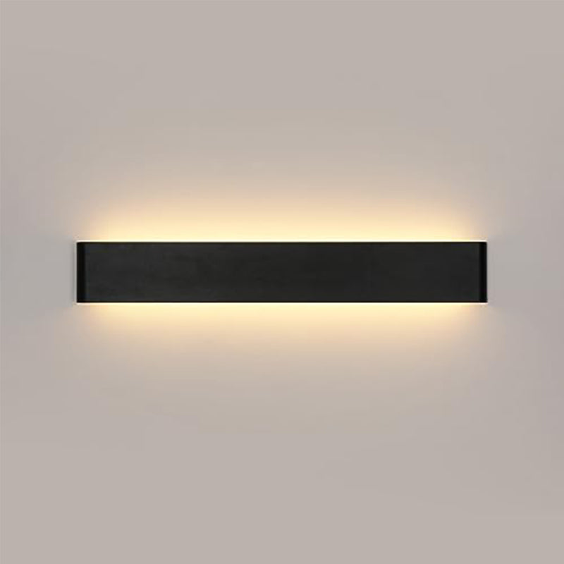 Applique murale LED en aluminium design moderne,Noir