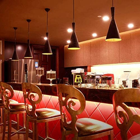 Lampada a Sospensione in Metallo Lennon Nero E27 Alluminio en venta, Soggiorno, Cocina, Cámara