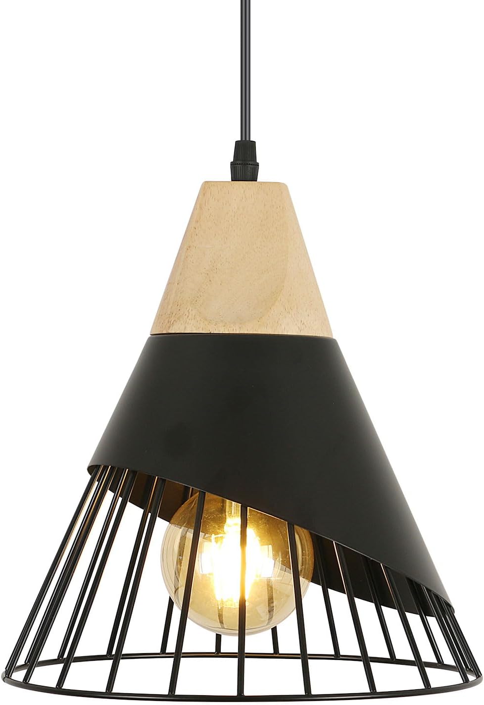 Suspension Luminaire Vintage  Lustre Industrielle E27