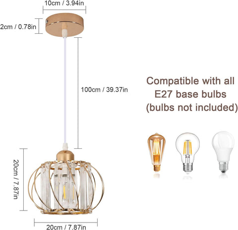 Taille du lustre