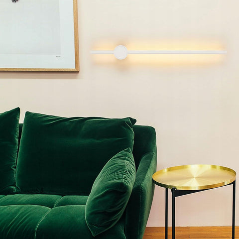 Aplique LED de aluminio en forma de barra Blanco 60cm Blanco cálido 12W, para salón Chamrbe