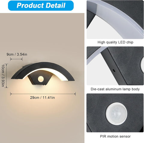 Aplique de Pared Exterior LED 24W