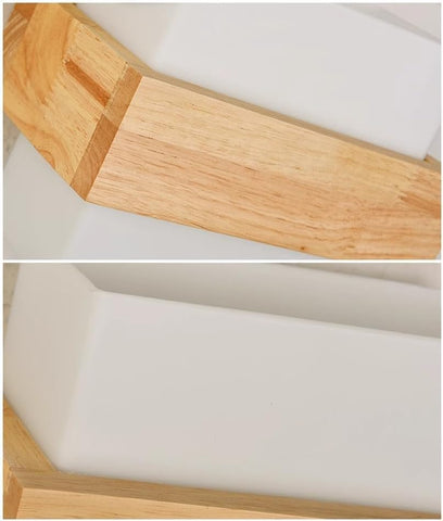 Aplique de Pared Interior de Madera E27 con Bombilla 12W Tres Colores