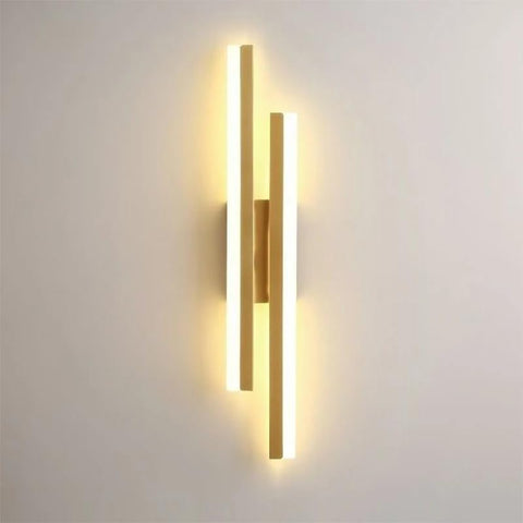 Aplique LED Dorado Moderno 16W 3 Temperaturas 1800LM