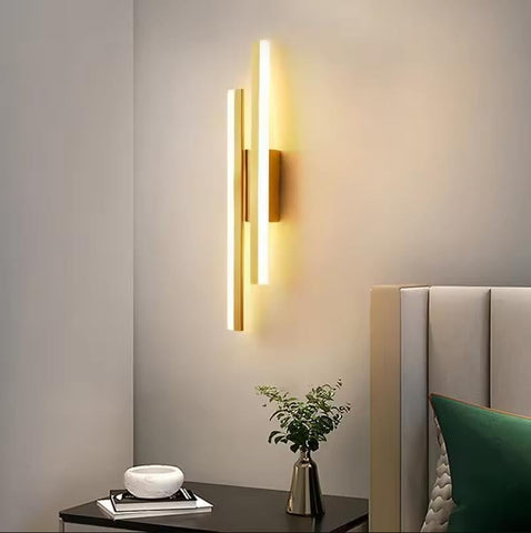 Aplique LED Dorado Moderno 16W 3 Temperaturas 1800LM