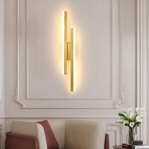 Aplique LED Dorado Moderno 16W 3 Temperaturas 1800LM