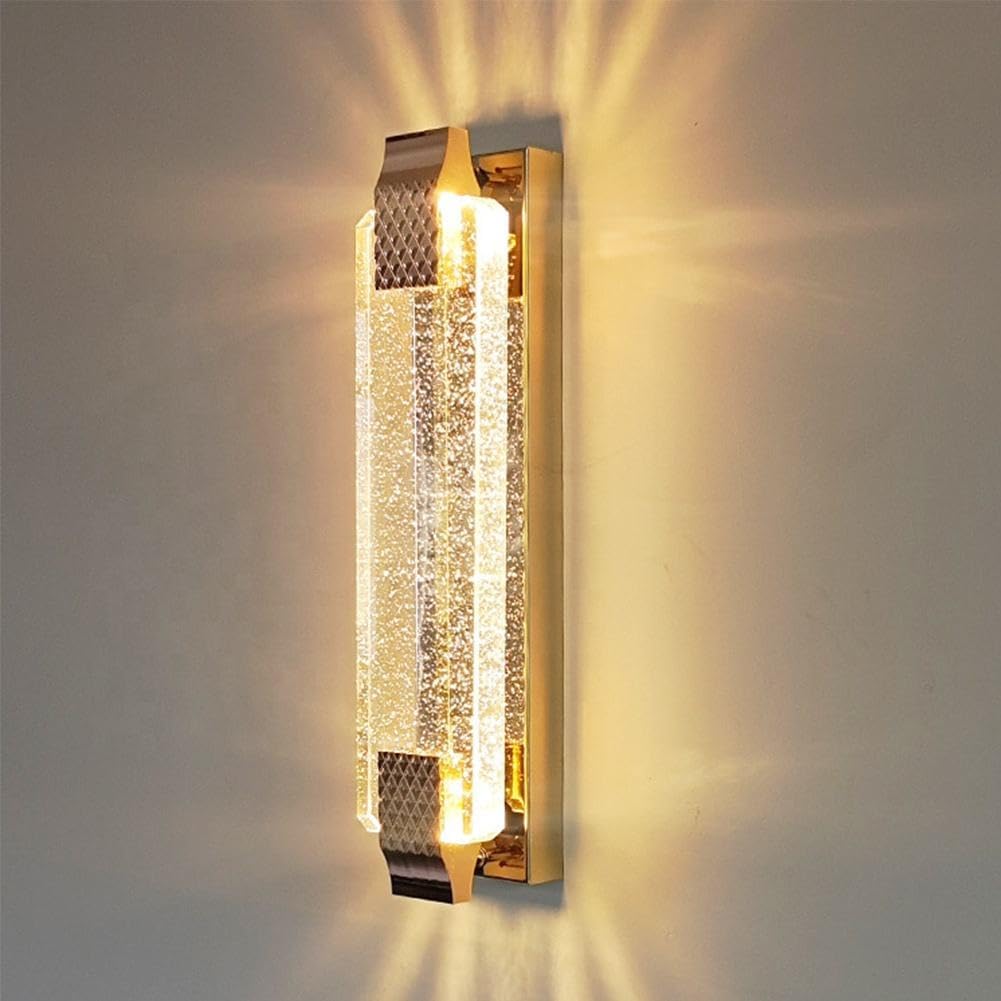 Aplique de Pared LED Crystal Gold 12W