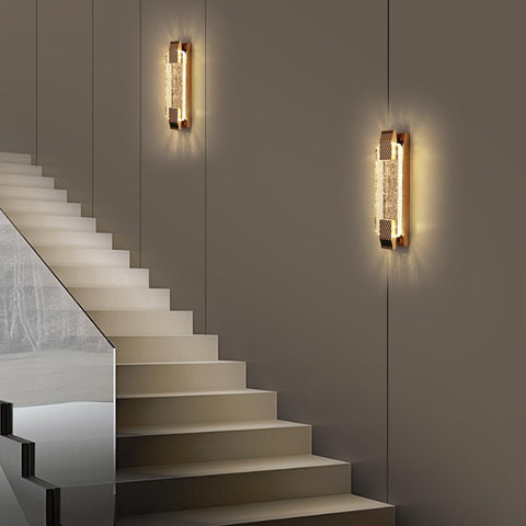 Aplique de Pared LED Crystal Gold 12W