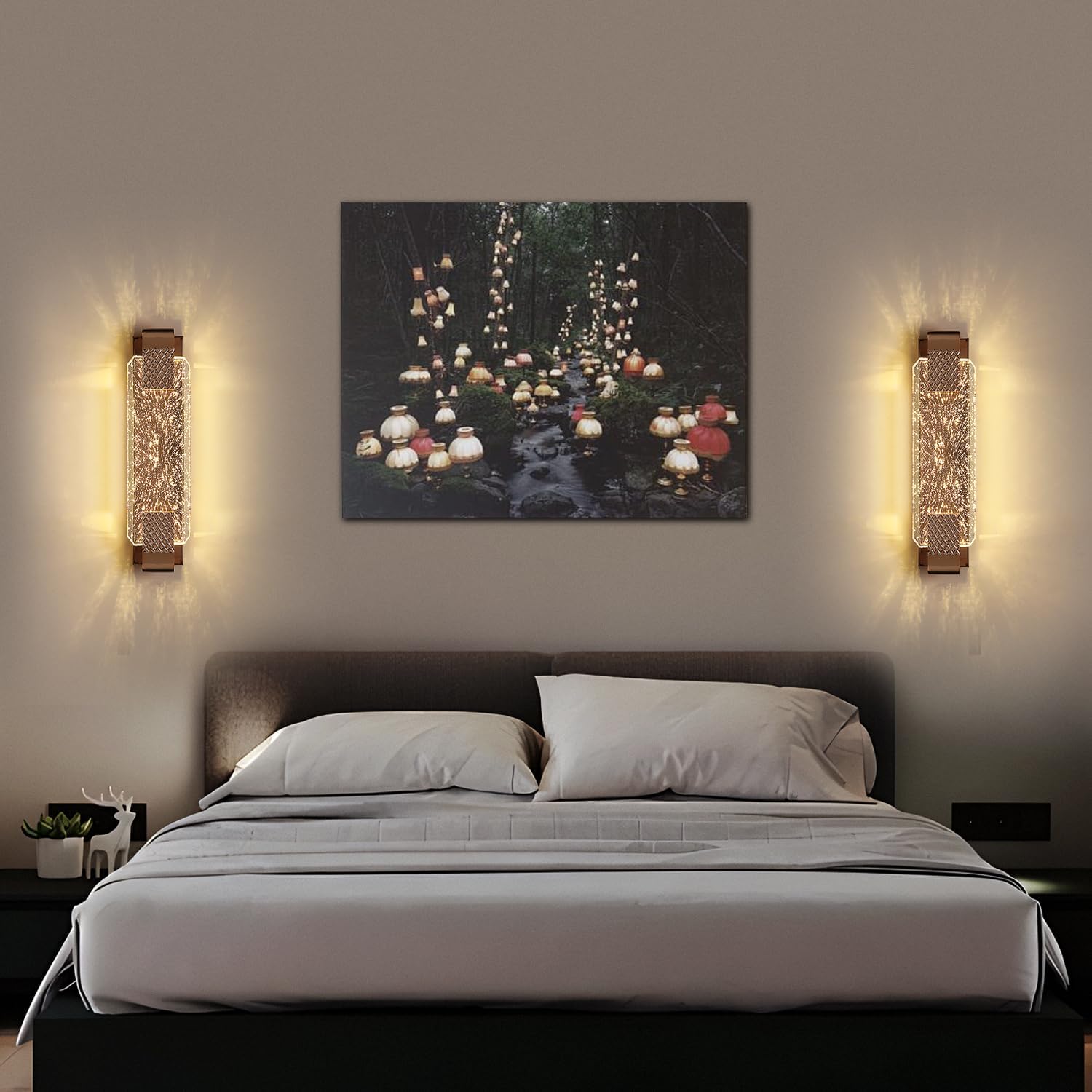 Aplique de Pared LED Crystal Gold 12W