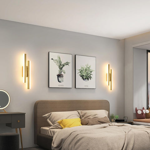 Aplique LED Moderno Dorado – Diseño Lineal