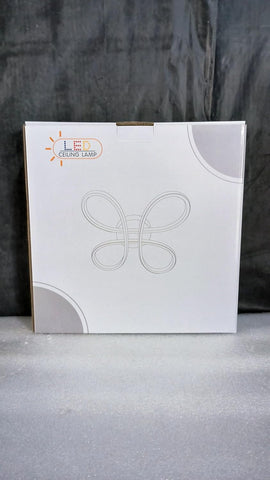 Lámpara de Techo LED 30W Estilo Flor Plata