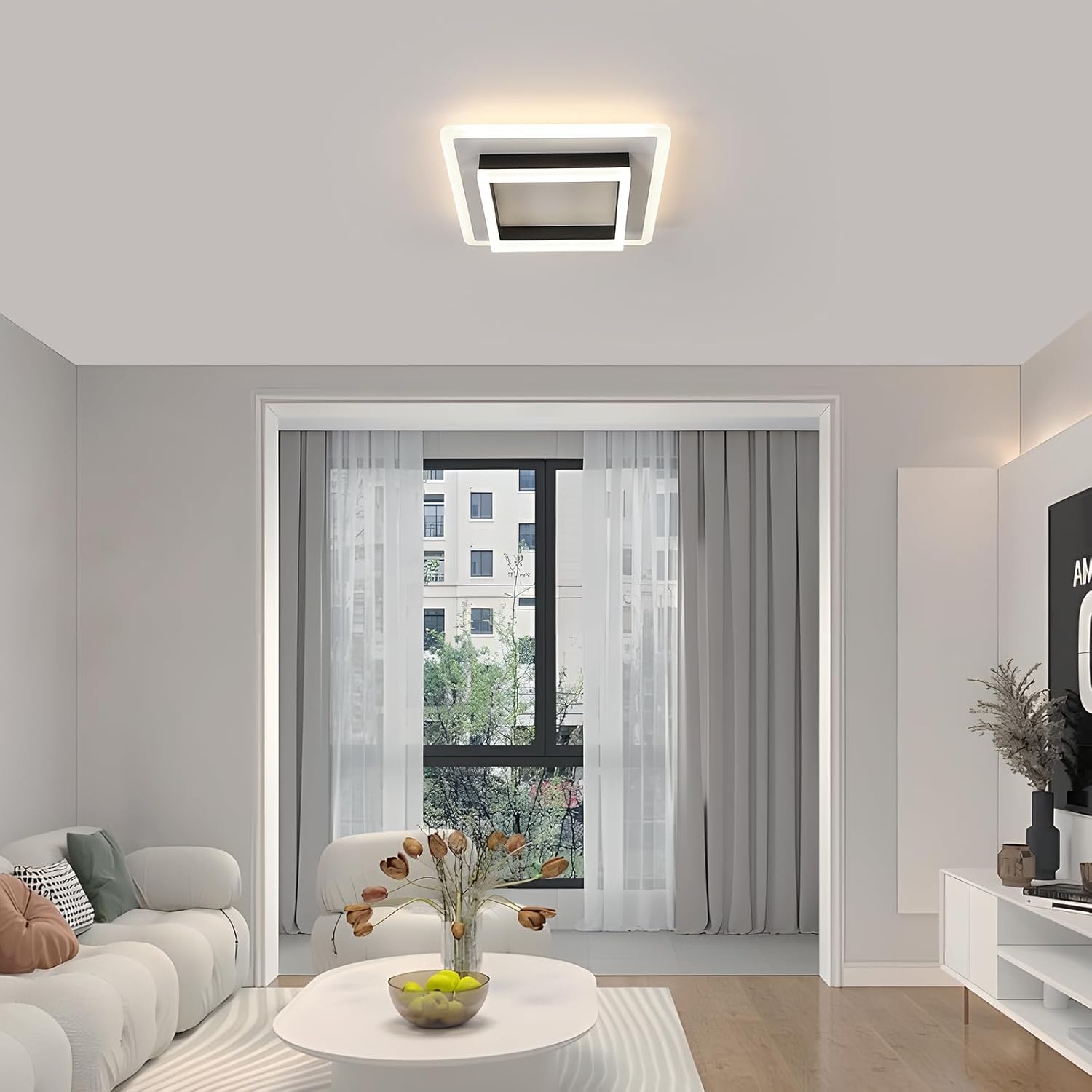 Lámpara de Techo LED Cuadrada 4500K