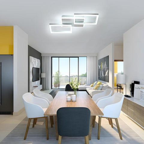 Plafón LED Cuadrado Moderno 46W