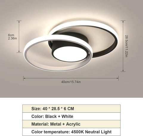 Lámpara de Techo LED Redonda Moderna 42W