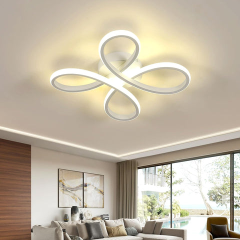 Lámpara de Techo LED Moderna 30W Diseño Floral