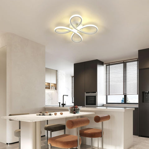 Lámpara de Techo LED Moderna 30W Diseño Floral