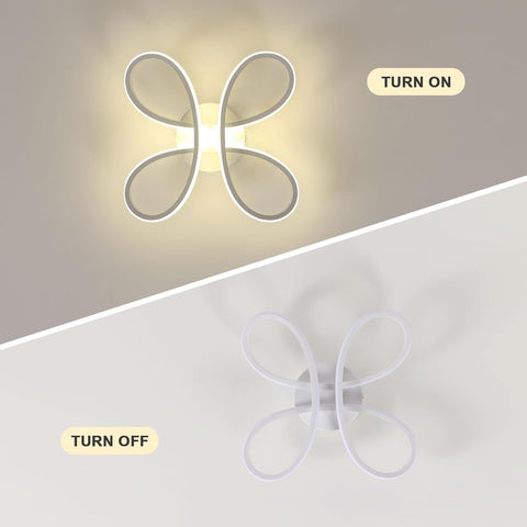 Lámpara de Techo LED Moderna 30W Diseño Floral