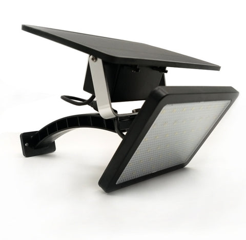 Luz solar Sensor de movimiento al aire libre Lámpara de pared LED Blanco frío 6000K para patio Jardín Pasillo Terraza Cerca de la pared Camino Patio Villa