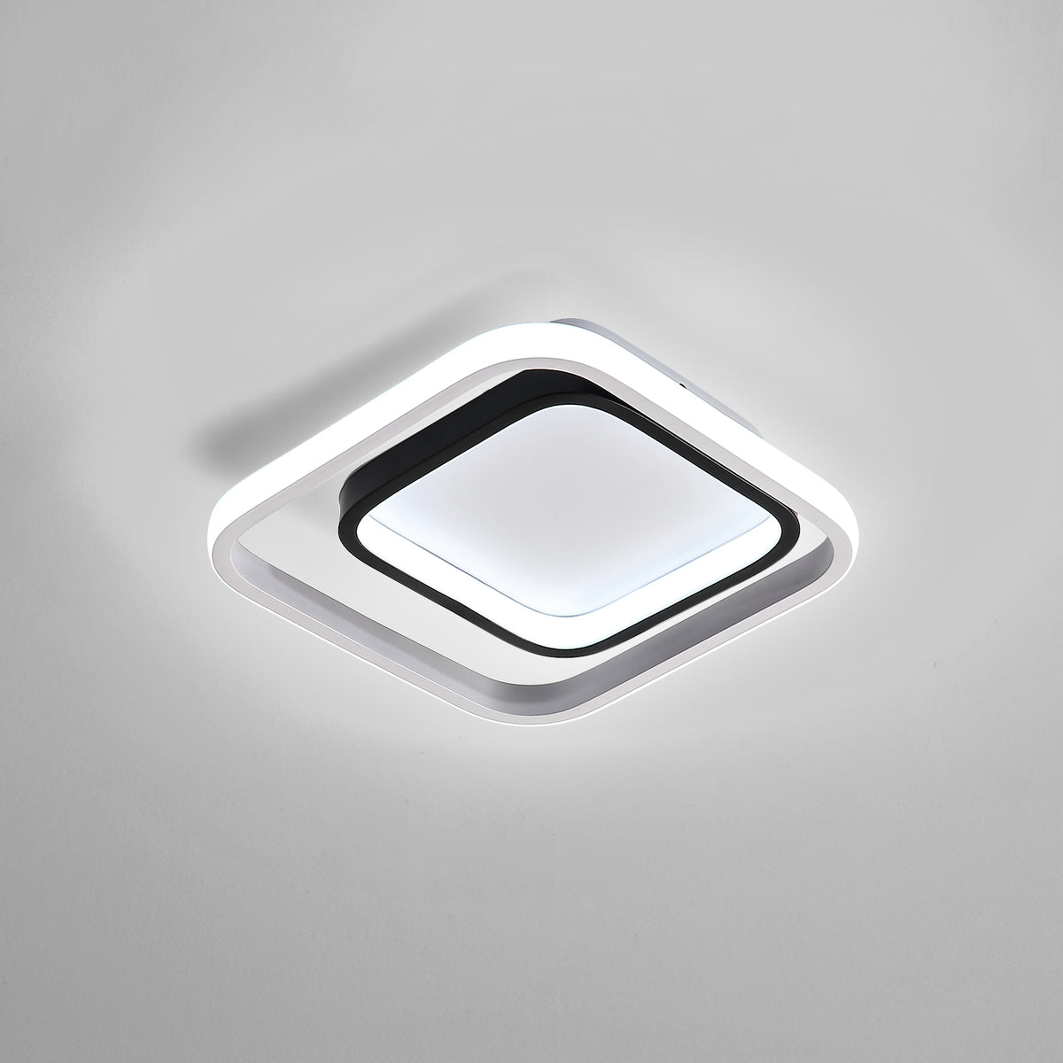 Plafonnier LED, Moderne Luminaire Plafonnier 30W 3300lm, Lampe de plafond 6000K acrylique et métal, pour salon chambre salle à manger