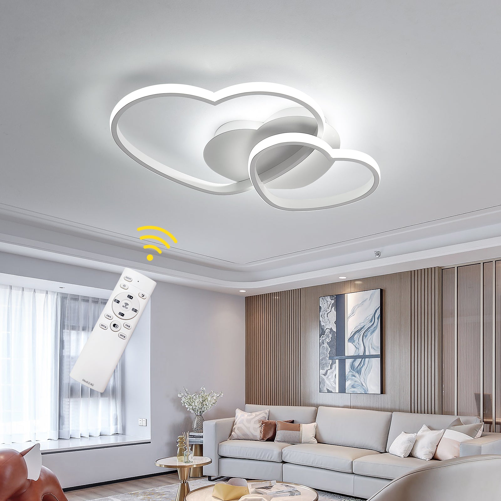 LED Plafonnier Dimmable Moderne