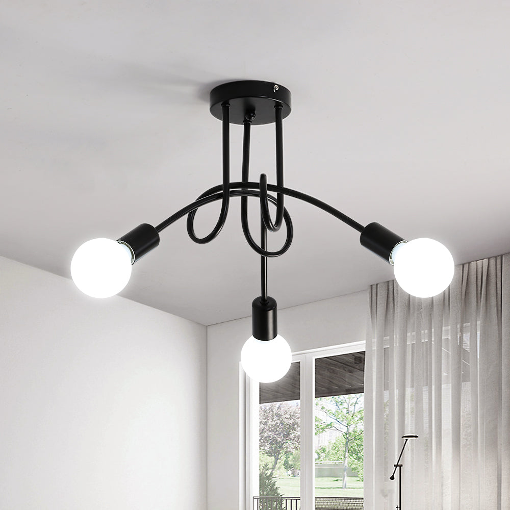 Luminaire Plafonnier industrielle Suspension  E27