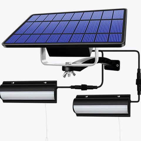 Sensor de movimiento de lámpara solar al aire libre, luz de pared solar impermeable IP65 con control remoto