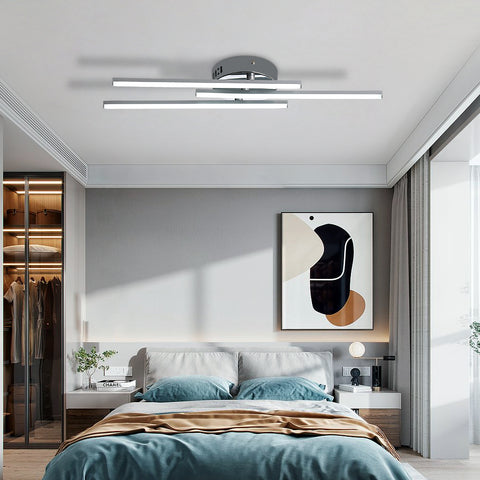 Lámpara de Techo LED Moderna, Lámpara de Techo, LED Integrados de 18W para Salón o Cocina 230V IP20 6000K (Blanco Frío)