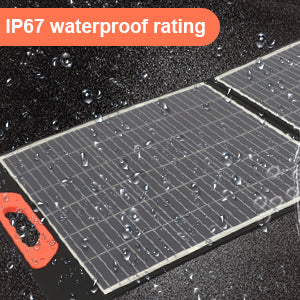 Panel solar portátil para cargador solar plegable de central eléctrica de 20 V para viajes en furgoneta que acampan al aire libre