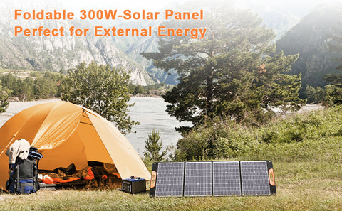 150W 20V Bolsa plegable solar ligera Silicio monocristalino Negro Camping Remolque Coche Océano