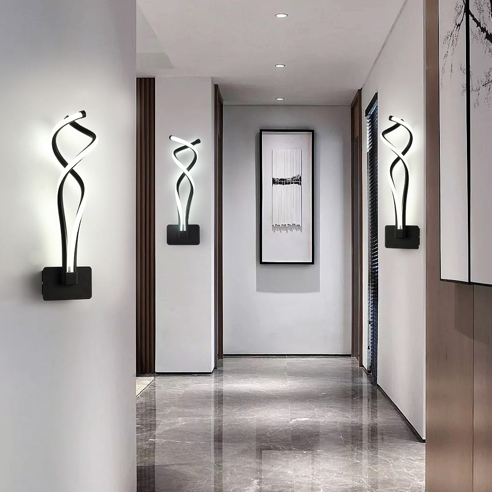 Lámpara de pared LED, lámpara de pared de cabecera de 13 W, lámpara de pared de aluminio para dormitorio, sala de estar, escaleras, pasillo