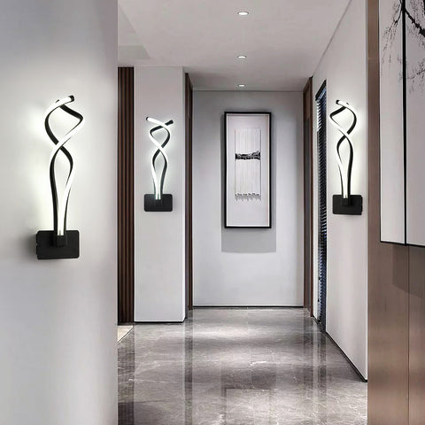 Lámpara de pared LED, lámpara de pared de cabecera de 13 W, lámpara de pared de aluminio para dormitorio, sala de estar, escaleras, pasillo
