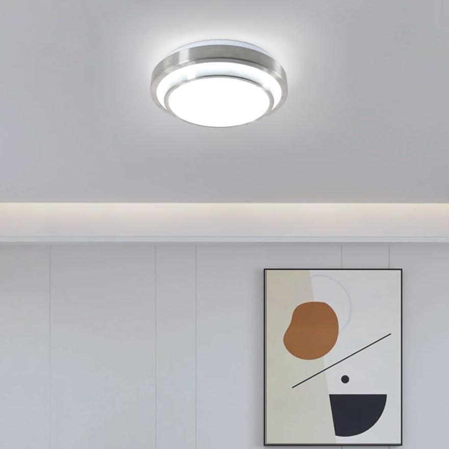 Moderne LED-plafondlamp koel wit 6000K ronde plafondlamp 28W voor woonkamer slaapkamer eetkamer kantoor