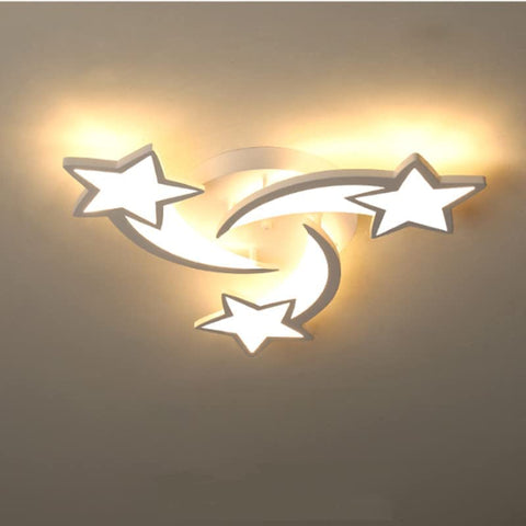 Plafonnier LED 30W, Lampe de plafond en forme Star moderne