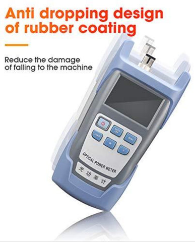Probador de cable óptico del fotómetro de fibra óptica FTTH Probador de fibra óptica -70 dBm a +10 dBm