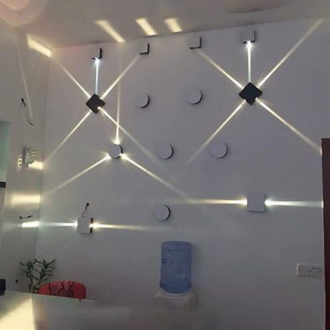 Lámpara de pared LED, SCONCE STAR Lámpara de pared LED Cross Star Light Star para pasillo pasillo blanco cálido, luz de pared