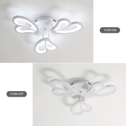 Luz de techo LED de 45W, lámpara de techo LED de 4050LM 6500K para baño, cocina, sala de estar, dormitorio, balcón, garaje