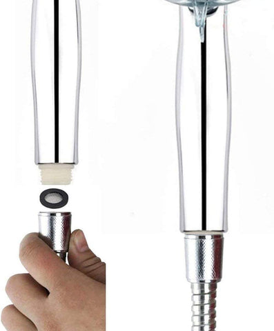 Cabezal de ducha LED, cabezal de ducha de alta presión con luces LED de 7 colores, 2 tipos de modos de lluvia, ahorra un 40% de agua