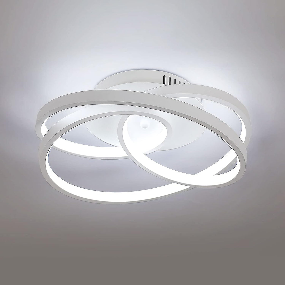 Plafonnier LED Design moderne Rond Lampe de Plafond 40W Pour salon chambre à coucher salle à manger bureau Blanc Lumière Blanc Froid 6500K