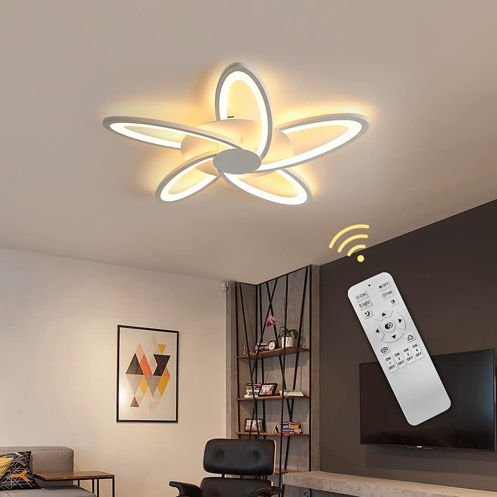 Plafonnier Led Dimmable Avec Télécommande 30W 