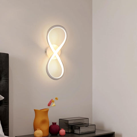 Lámpara de techo LED de diseño moderno, luz blanca cálida de 3000K, para sala de estar, dormitorio, comedor, oficina, color blanco