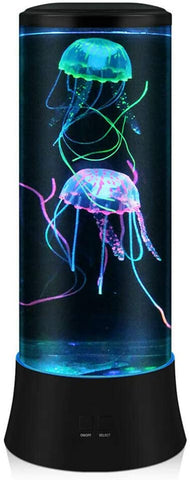 Novedad Lámpara de lava LED Medusa - 7 colores - Lámpara de ambiente estilo acuario
