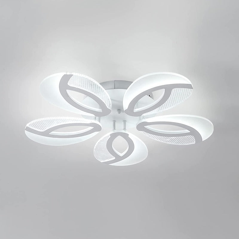 Plafonnier LED, 60W Lampe de Plafond 5400 LM en 5 bras