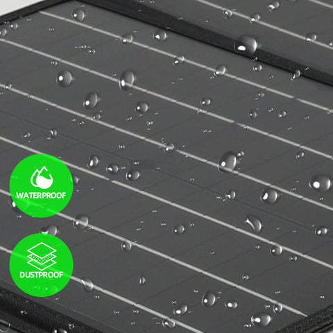 Título optimizado en francés: cargador solar plegable de 100 W y 18 V, bolsa portátil para actividades al aire libre