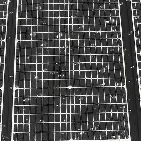 Panel Solar Plegable Impermeable, Observador y Eficiente, Células Solares para Acampar al Aire Libre, Cargador de Bolsa, 100W